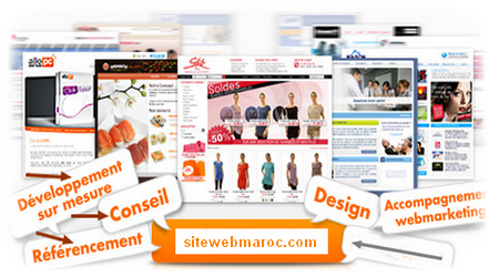 création et référencement avec optimisation top 10 de sites web pas cher au Maroc et dans le monde